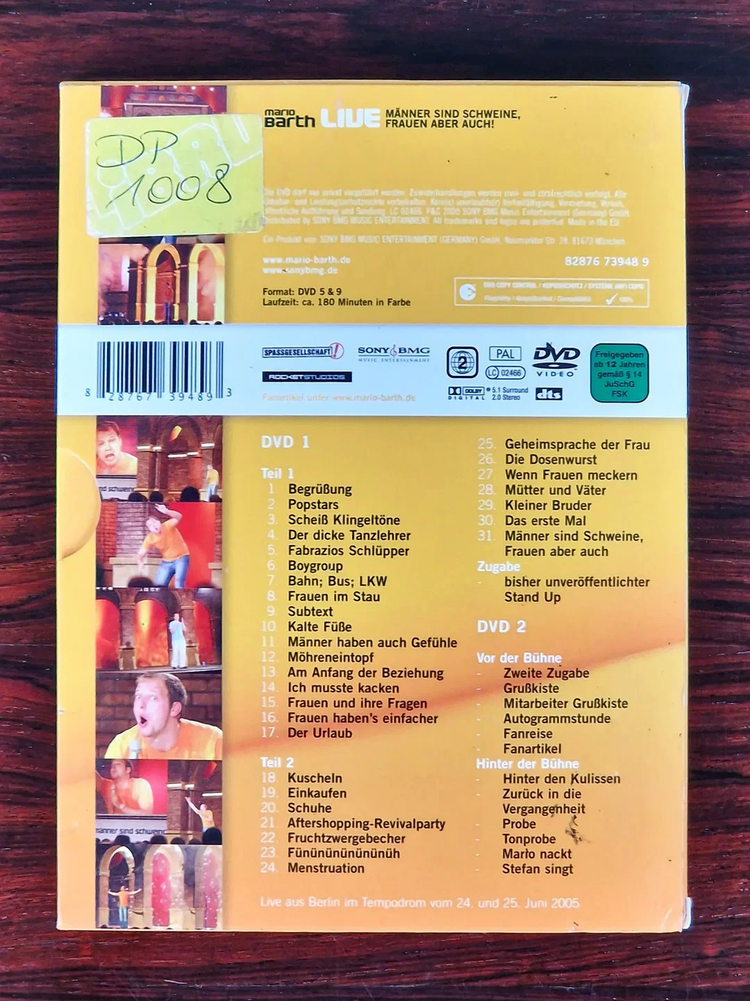 Mario Barth - Männer sind schweine, frauen aber auch! live - Show - DVD - Schuber - Digipak – Bild 2