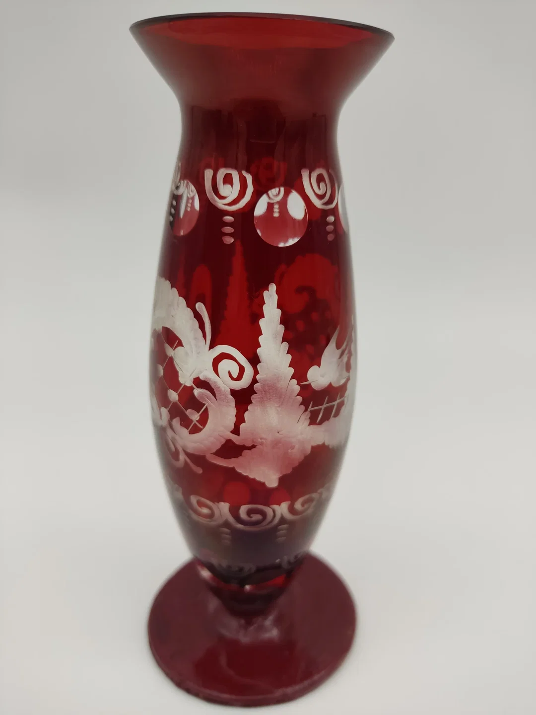 Glasvasen Set in rot 3-teilig – Bild 2