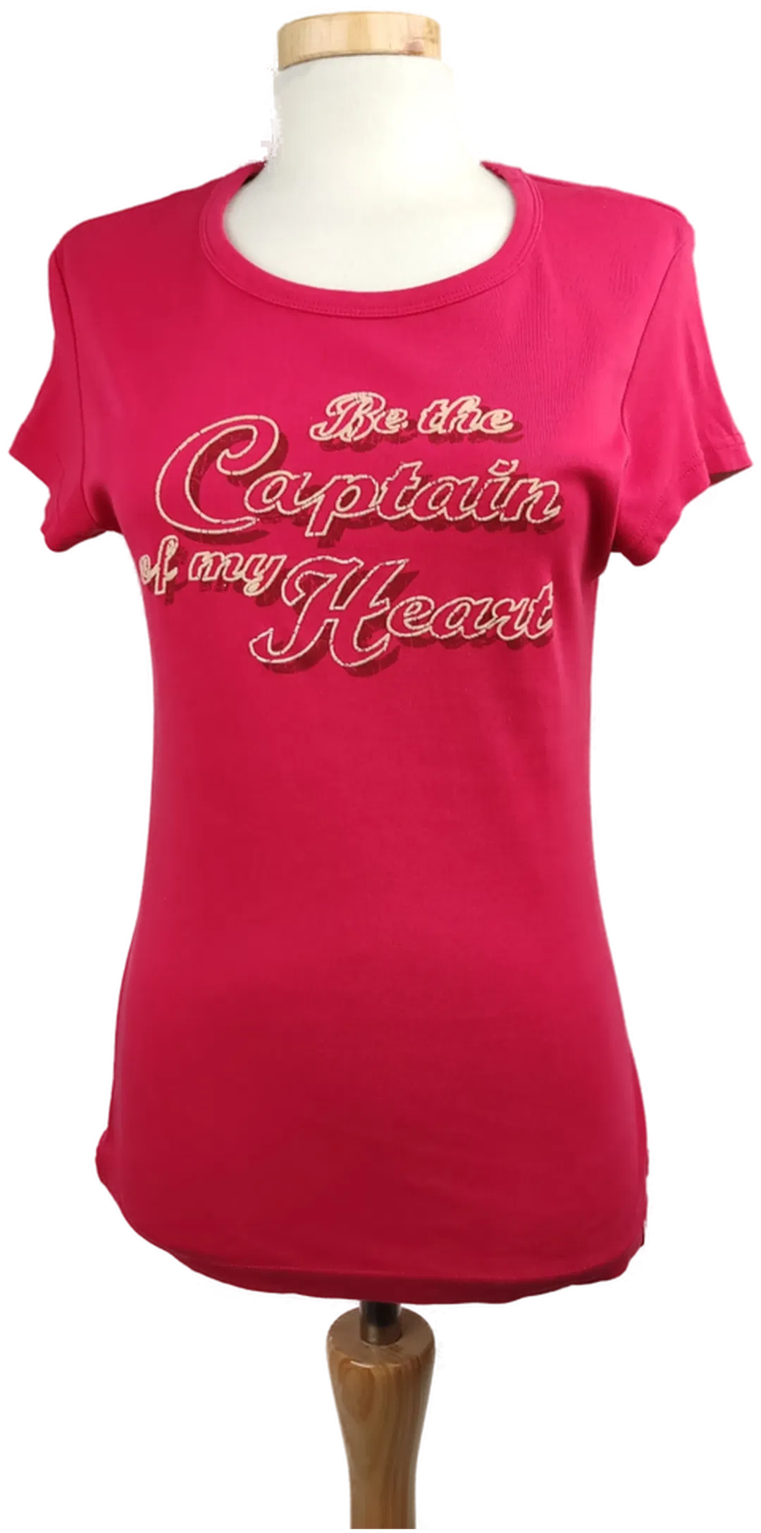 Esprit EDC Damen T-Shirt rot mit Aufdruck - XL/42 - Bild 4