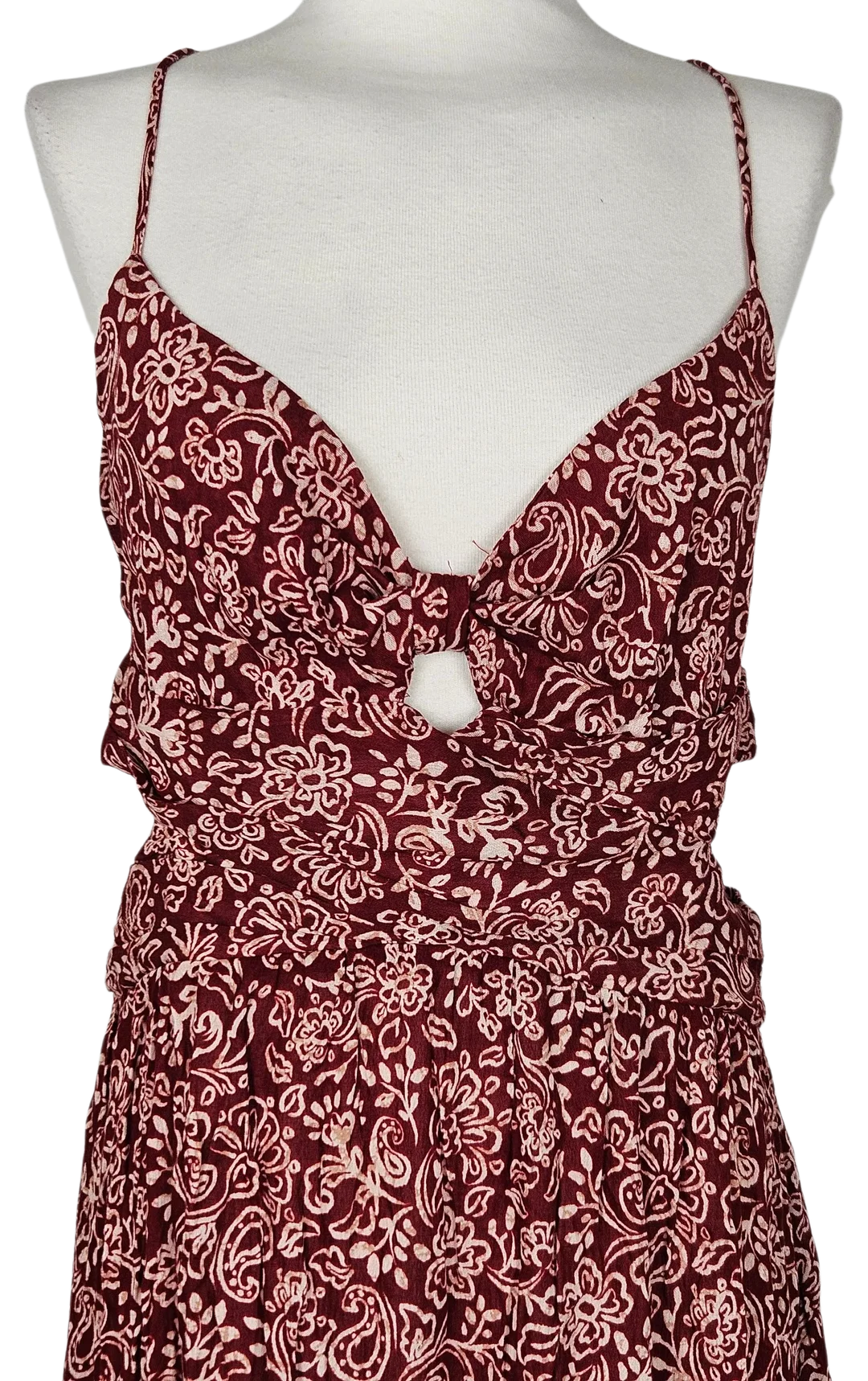 ZARA Damen Maxikleid, rot - Gr. L  – Bild 4