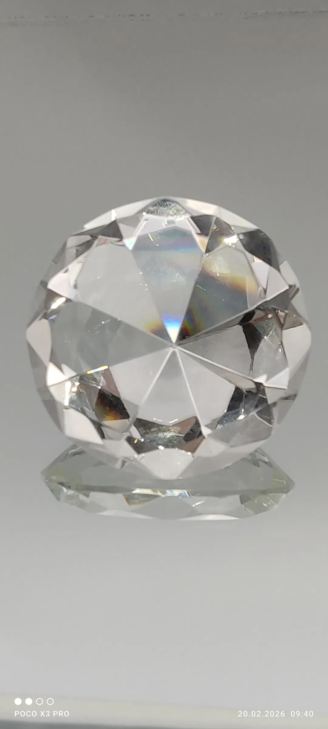 Kristallglas Briefbeschwerer - Bild 1