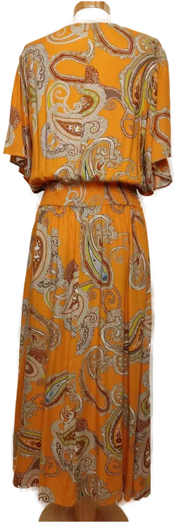 Betty Barclay Damen Sommerkleid orange Paisley Muster Gr.40 - Bild 4