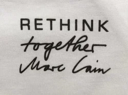 Marc Cain Damen T-Shirt weiß gemustert Gr. M - Bild 5