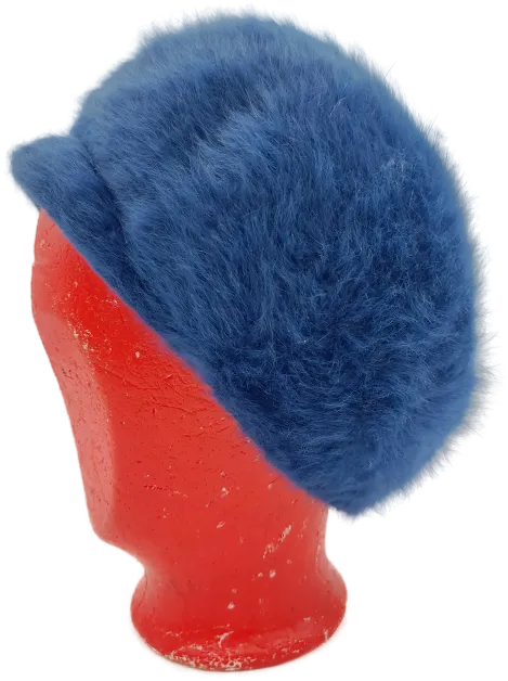 Kunstpelzmütze 'Kangol Design', blau  – Bild 3