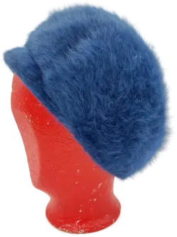 Kunstpelzmütze 'Kangol Design', blau  - Bild 3