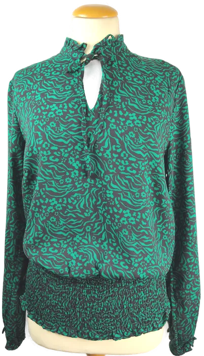 Geblümte Damenbluse Bodyflirt Polyester Gr. 40 | Casual-Charme – Bild 2