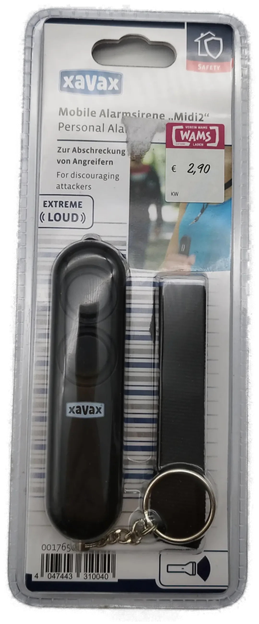 xavax Mobile Alarmsirene - mit integrierter LED-Lampe - Bild 3