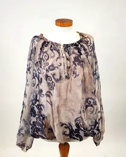 Sa.Hara Damenbluse beige - Gr. 42 - Bild 1