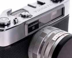 YASHICA Minister III Analoge Messsucherfilmkamera (35mm) mit Objektiv aus den 1960ern - Bild 4