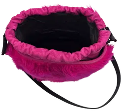 Max V. Kœnig Damen ülüsch Handtasche, pink - Höhe ca. 25 cm  - Bild 4