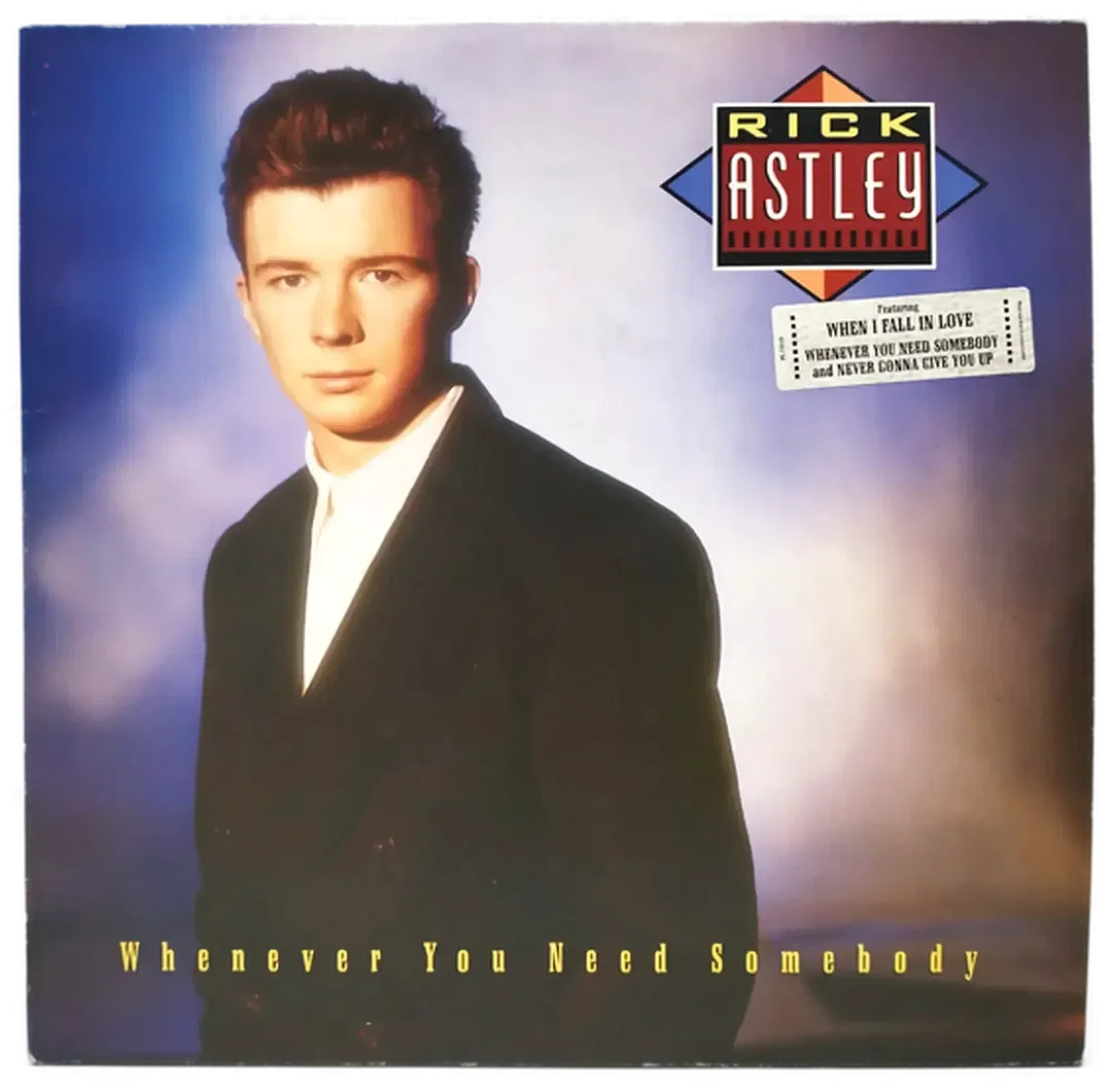 LP Rick Astley - Whenever You Need Somebody (1987) | 80er-Pop - Bild 2