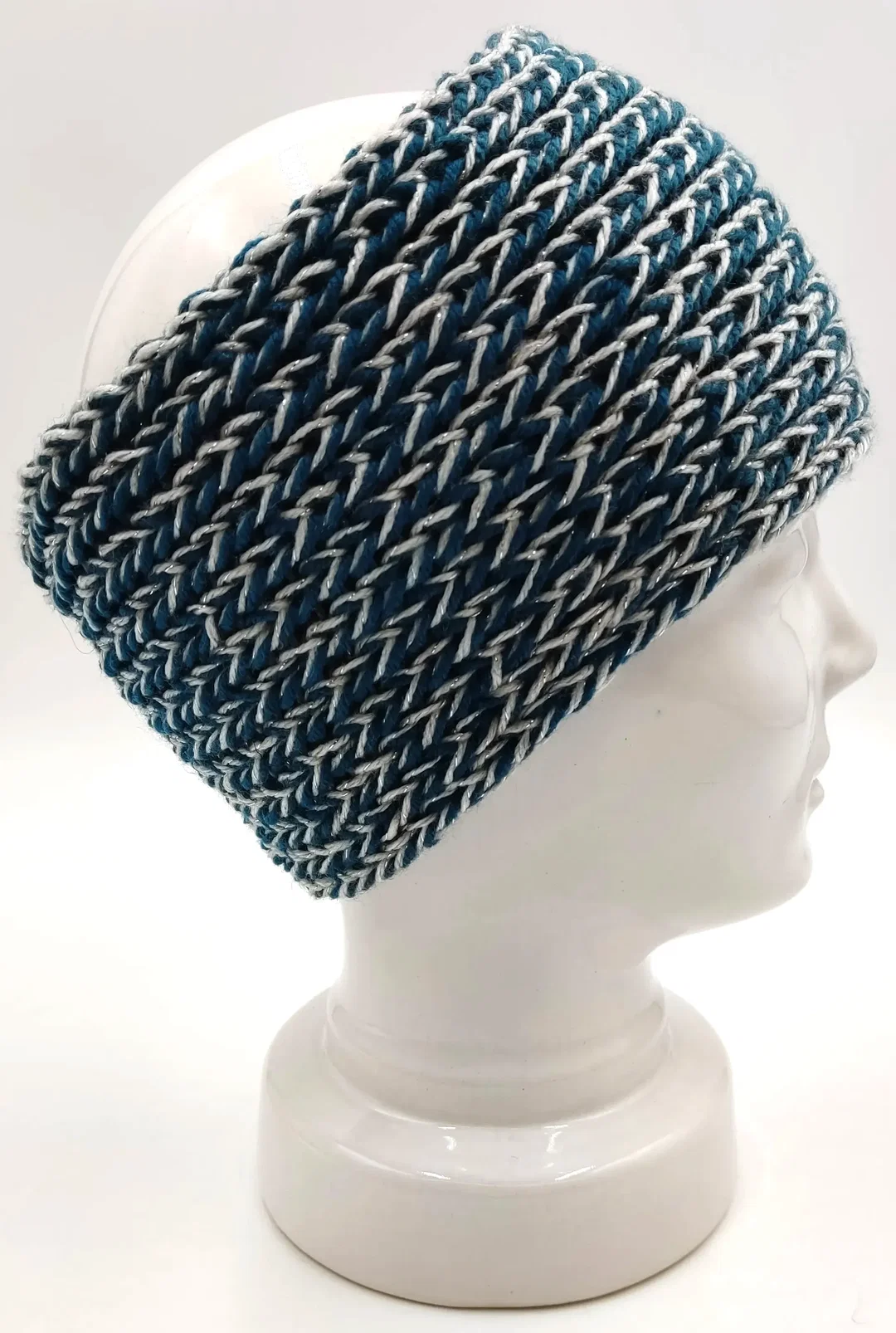 Handgestricktes Stirnband – Bild 1