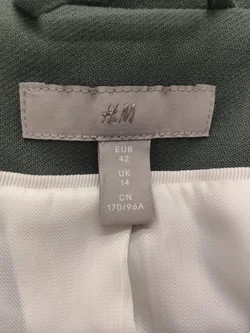 Damenblazer H&M Größe 42 Unifarben | Business-Eleganz – Vorschau 4