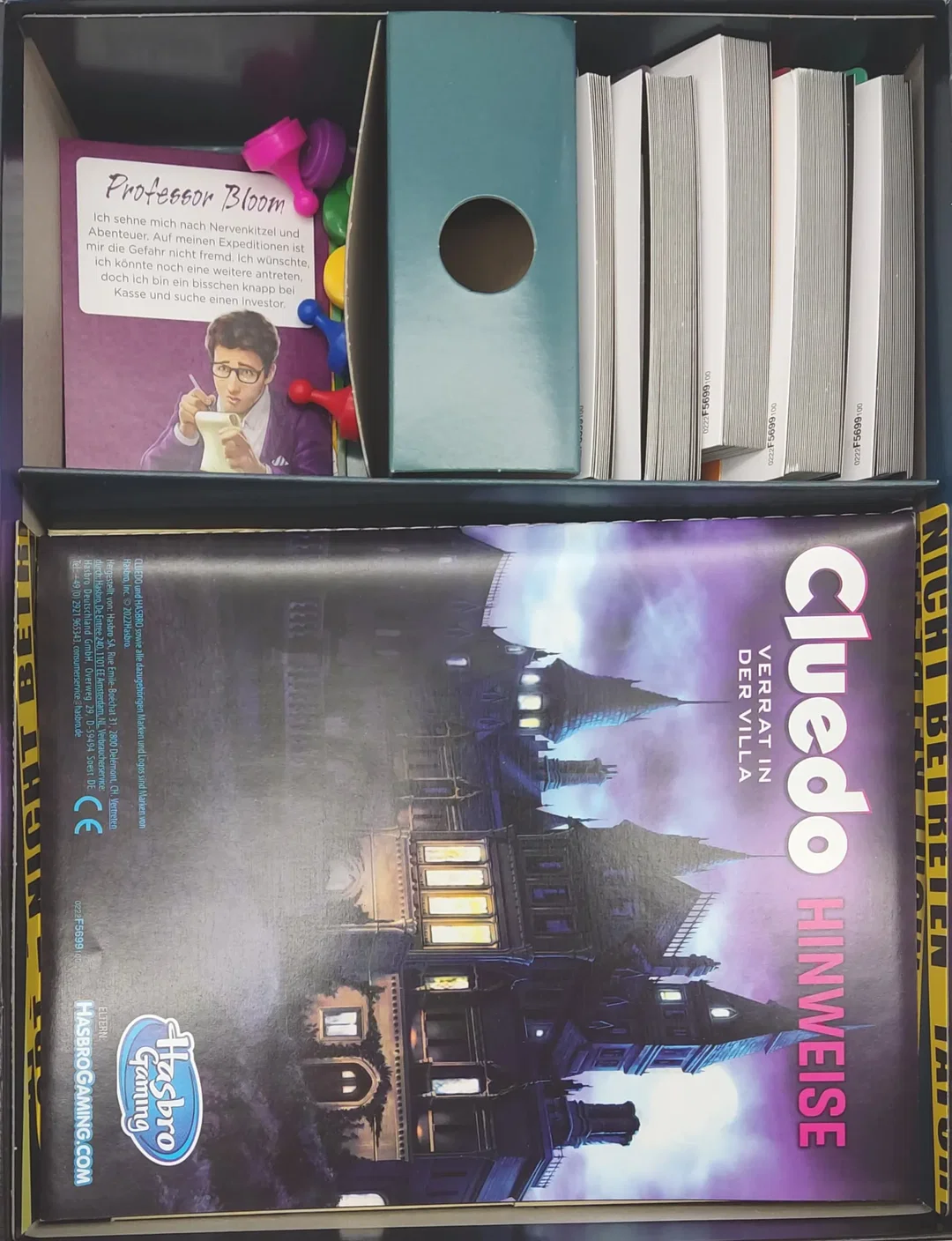 CLUEDO - Verrat in der Villa - Ein Krimi & Rätsel Spiel - Hasbro Gaming – Bild 3