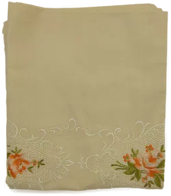 Exquisites 4tlg. Bettwäscheset Wäschehaus Josef Grabher in gelb mit edler Stickerei - Bild 4