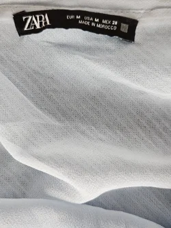 Zara Damen Top, blau - Gr. M  - Bild 4