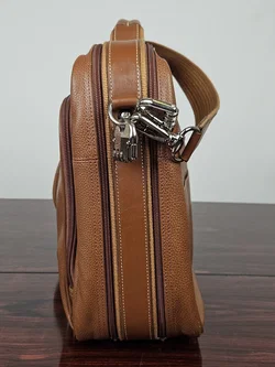 LONGCHAMP 1948 Vintage Leder Aktentasche, braun  - Bild 3