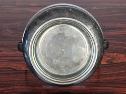 Vintage ES Messing/Glas Korb - Höhe ca. 20 cm  - Bild 9