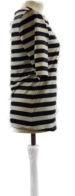 Christian Berg gestreiftes Damen T-Shirt, hochwertiges Polyester, Größe 34, Frühling - Bild 3