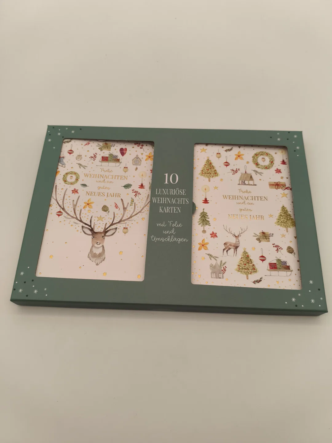 10 Weihnachtskarten mit Kuvert, Weihnachten – Bild 3