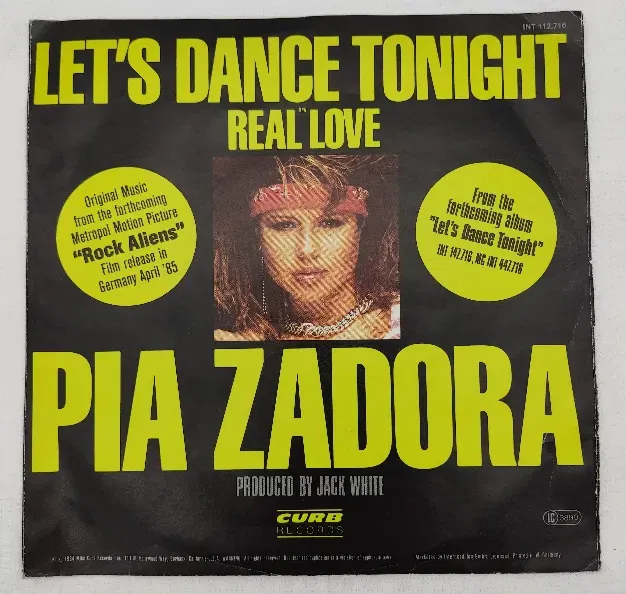 Single Langspielplatte - Pia Zadora - Let`s Dance Tonight - Bild 1
