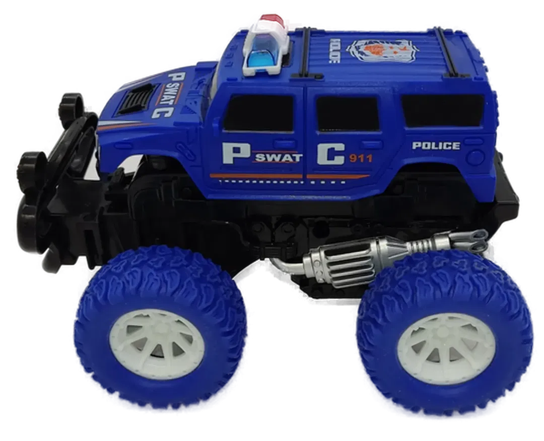 Spielzeug Polizeiauto mit Rammfunktion Länge ca 14,5cm - Bild 1