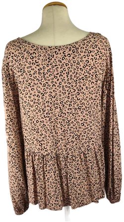 Damen-Shirt Clockhouse Viskose Gr.44 Animal Print | Sommer-Statement - Bild 2