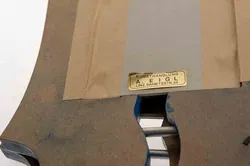 Hundertwasser Motiv „Baumwiesen/Spiralfelder“ Druck im blauen Deko-Rahmen, ca. 33x23 cm - Bild 2