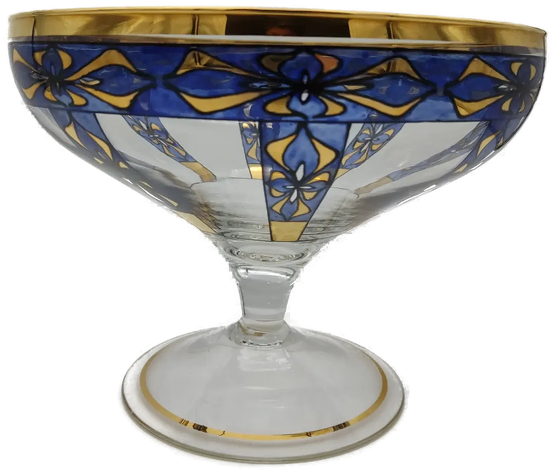 Handbemalte dekorative Glasschale - Sehr gute Qualität - Bild 2