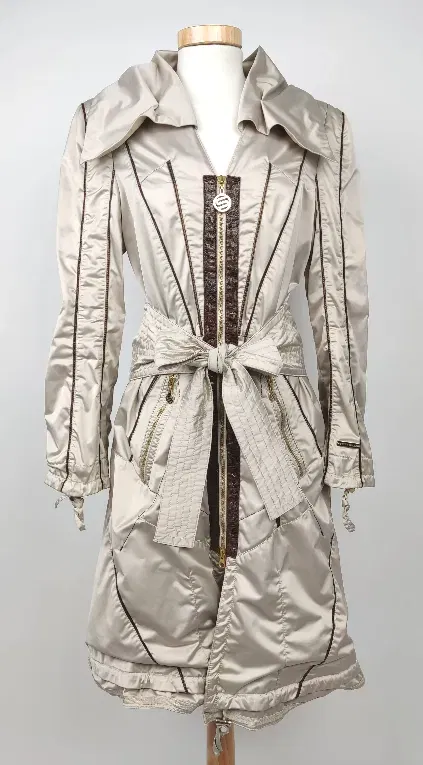 Sportalm Damen Mantel, beige - Gr. S  - Bild 4