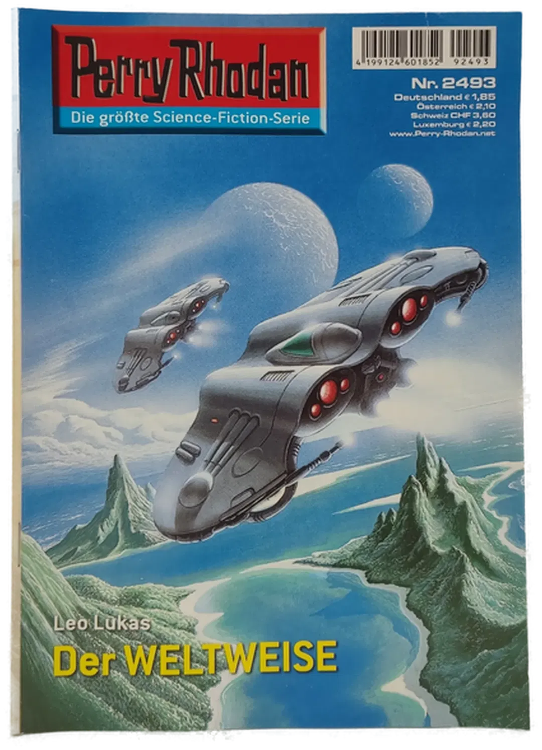 Romanheft Perry Rhodan Der WELTWEISE Erstauflage Nr. 2493 - Bild 2