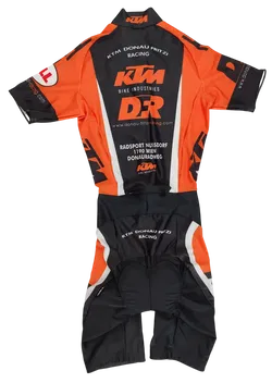 Pella Rennrad Anzug, schwarz/orange - XS  - Bild 2