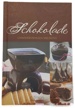 Schokoladen Geschenkbox Fondue-Set mit Rezeptbuch  - Bild 6