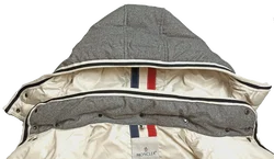 Moncler Herren Winterjacke grau Gr. XL - Bild 3