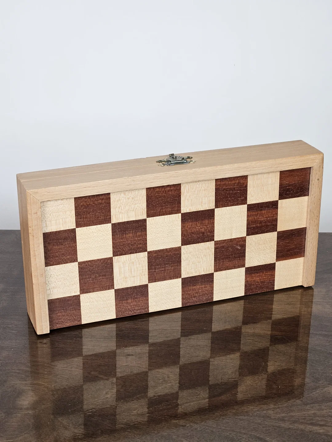 Schachspiel aus Holz  – Bild 3