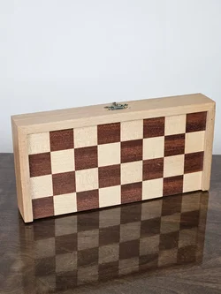 Schachspiel aus Holz  - Bild 3