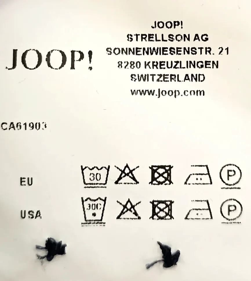 Joop! Herrenhemd gemustert Gr. M – Bild 3