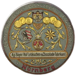Heinrich Haeberlein Nürnber Lebkuchen Dose  - Bild 4