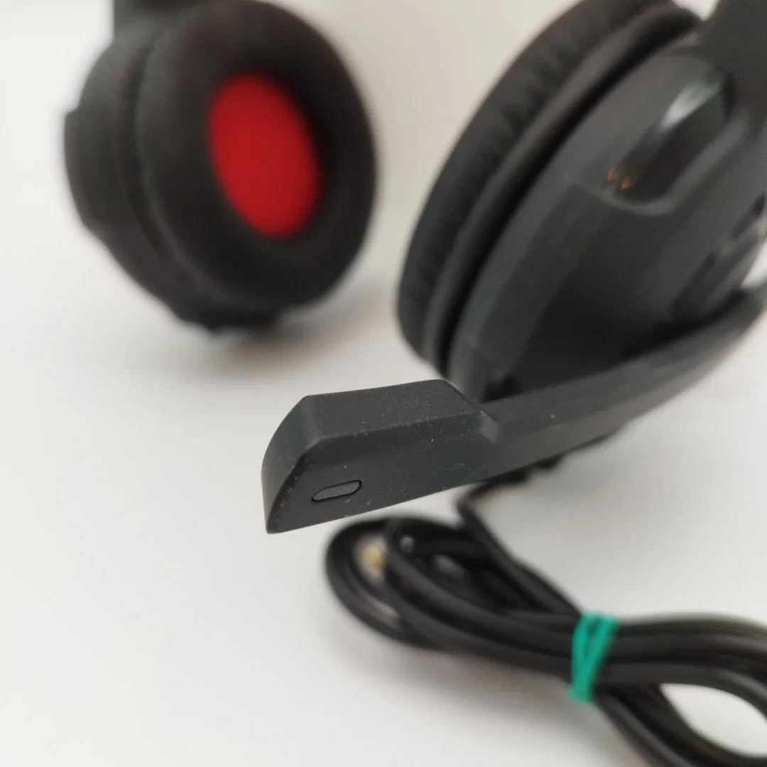OXT Gaming-Headset inkl. Mikrofon schwarz-rot – Bild 3
