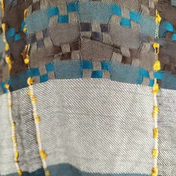 Bemusterter Stoffschal - ca. 160cm lang - Bild 3