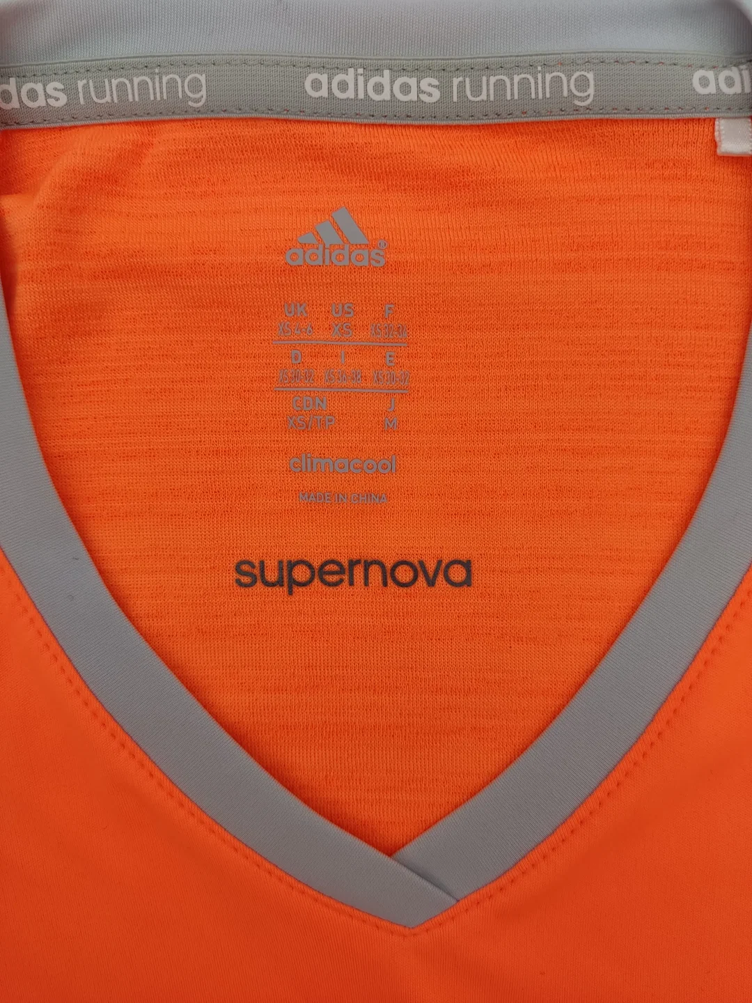 Adidas Damen T-Shirt orange Gr. XS (30/32) – Bild 5