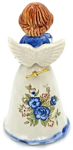 Weihnachtsglocke Engel gemustert - Bild 3