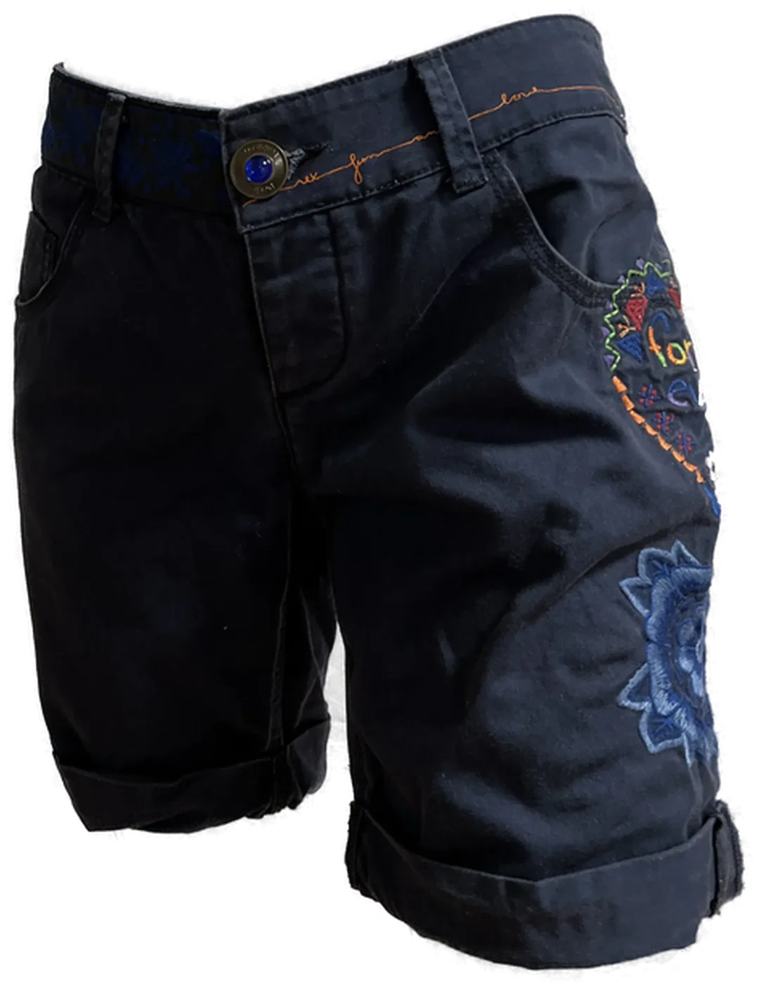 DESIGUAL Hose kurz Damen Gr. 32 - Bild 1