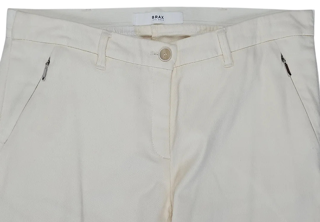 BRAX Style Maron Damen Hose, weiß - Gr. D 38 – Bild 3