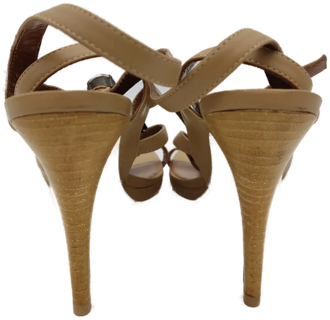 Lola Cruz Damen Sandale beige Gr. 41 – Bild 3