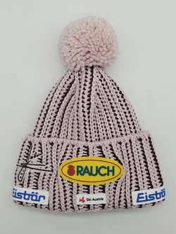 Eisbär Strickhaube "Julia Scheib", rosa  – Vorschau 1
