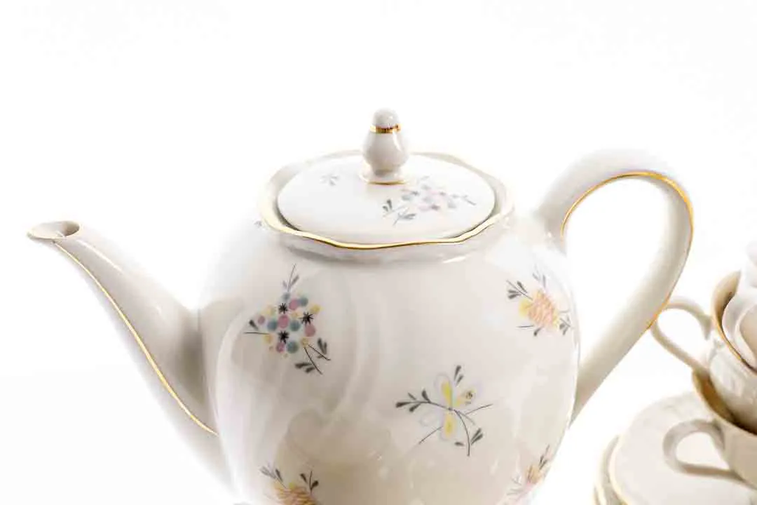 Winterlinger Feinporzellan/keramik Kaffee/Teeset 5 Tassen mit Unterteller 1 Milchkanne 1 Kaffee/Teekanne 1 Zuckerdose – Bild 5