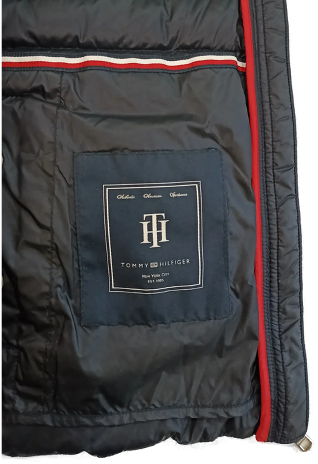 Tommy Hilfiger Damen Jacke dunkelblau Gr. M – Bild 4