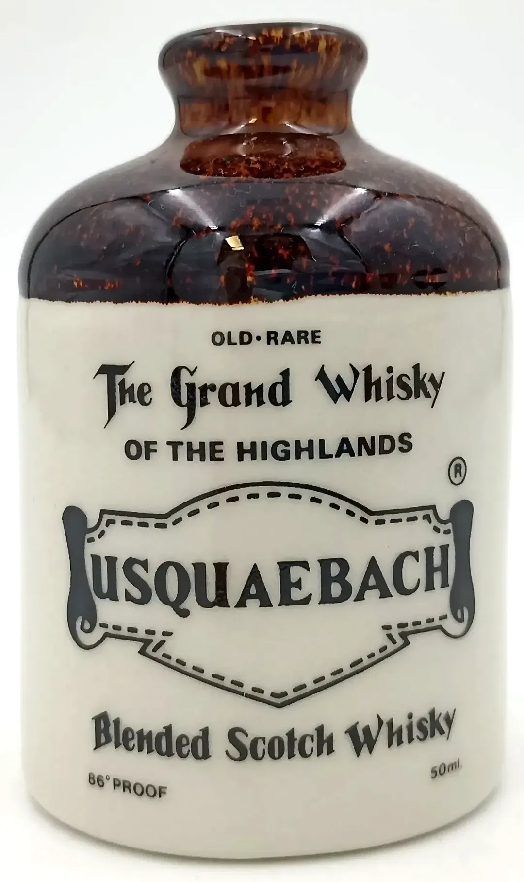 Miniatur Whisky Krug Keramik - Usquaebach - Bild 2
