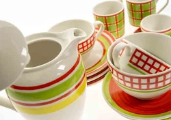 Set " Rosenthal Casual Orchard"- 7 Untertassen, 7 Tassen und eine Kanne – Vorschau 2